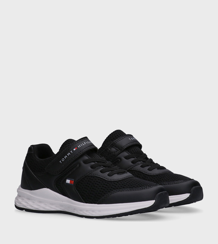 STEPH Velcro Closure Mesh Runner Sneakers
