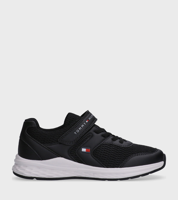 STEPH Velcro Closure Mesh Runner Sneakers