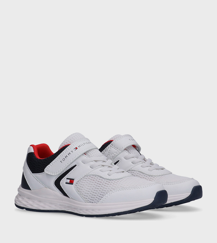 STEPH Velcro Closure Mesh Runner Sneakers