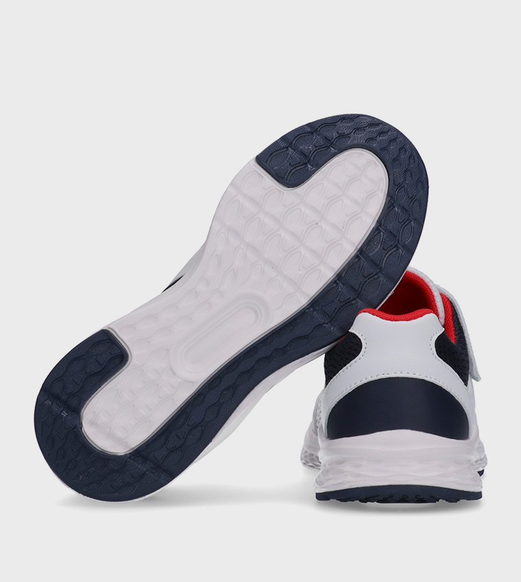 STEPH Velcro Closure Mesh Runner Sneakers