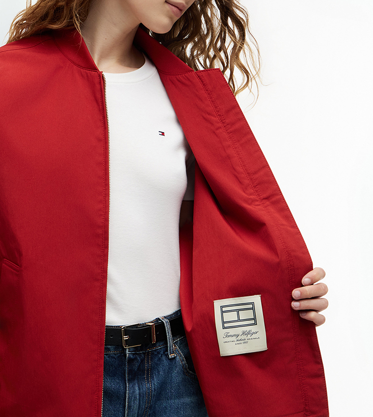 Monogram Zip-Through Bomber Jacket