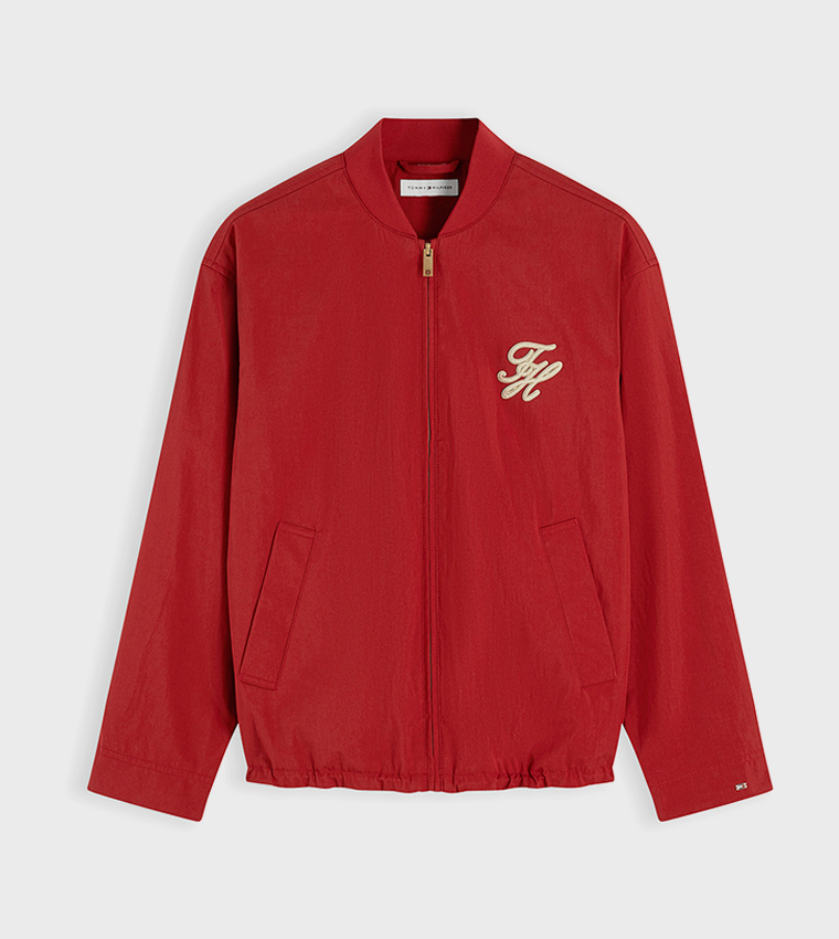 Monogram Zip-Through Bomber Jacket
