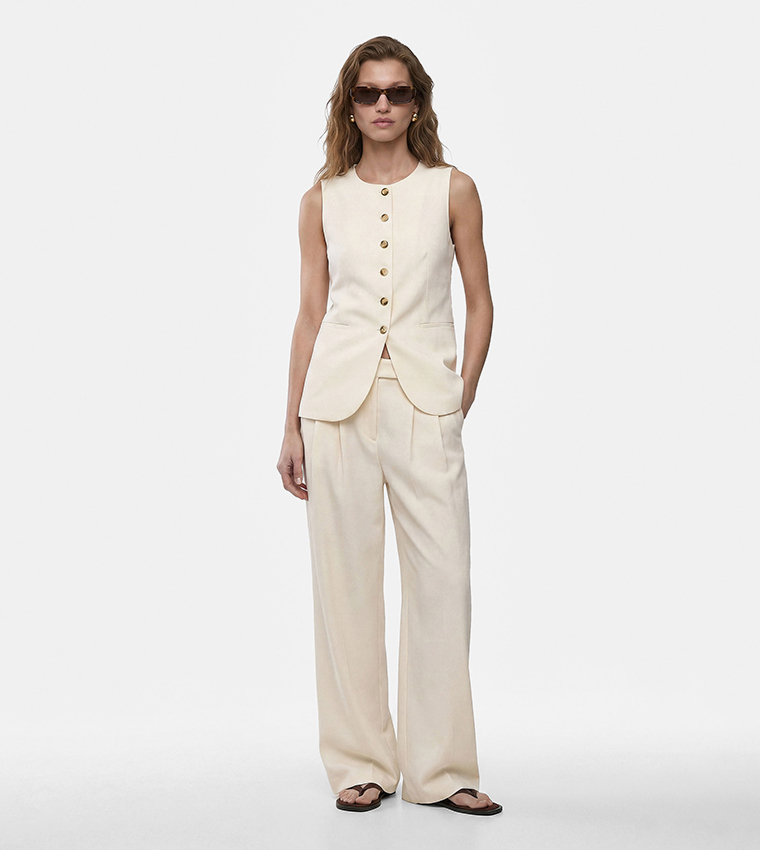 Koton  Waistcoats - Beige Waistcoats