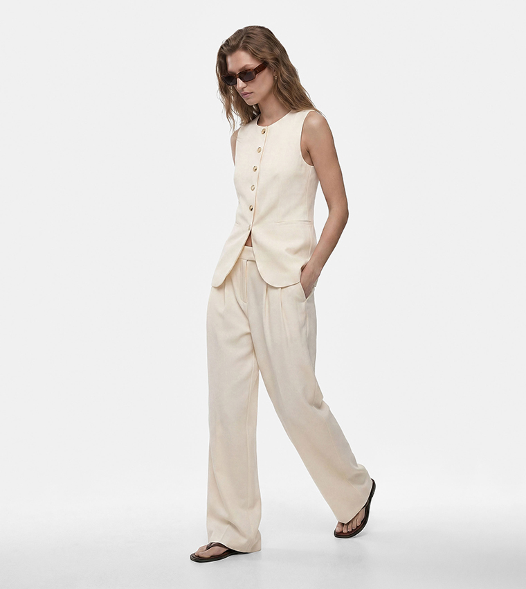 Koton  Waistcoats - Beige Waistcoats