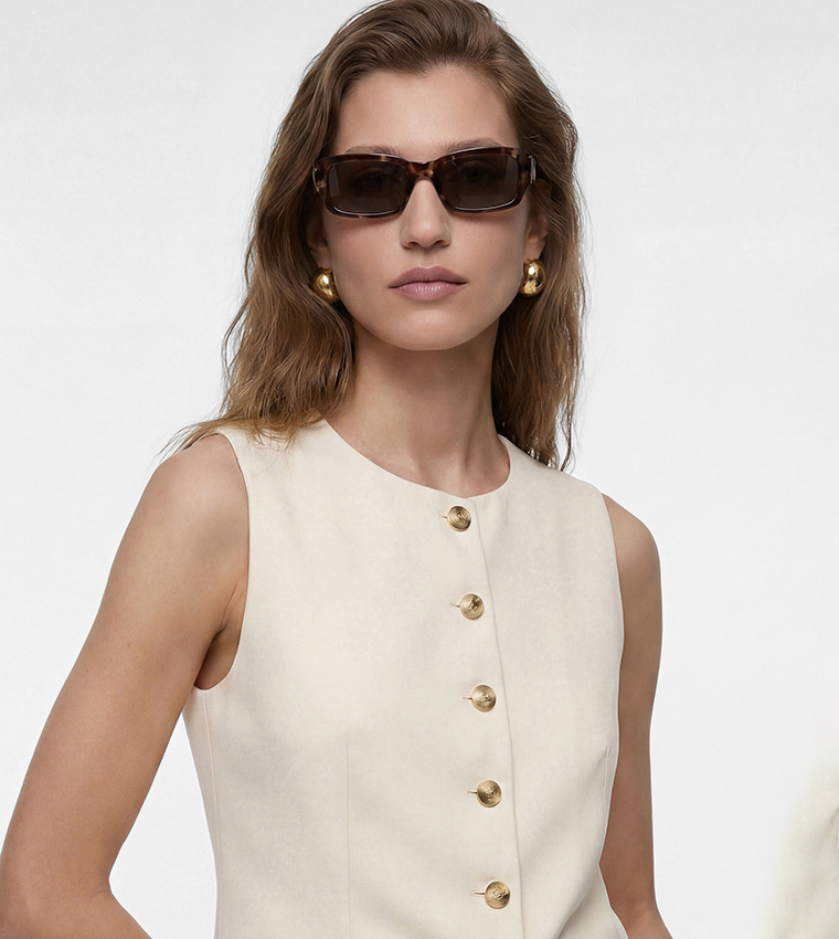 Koton  Waistcoats - Beige Waistcoats