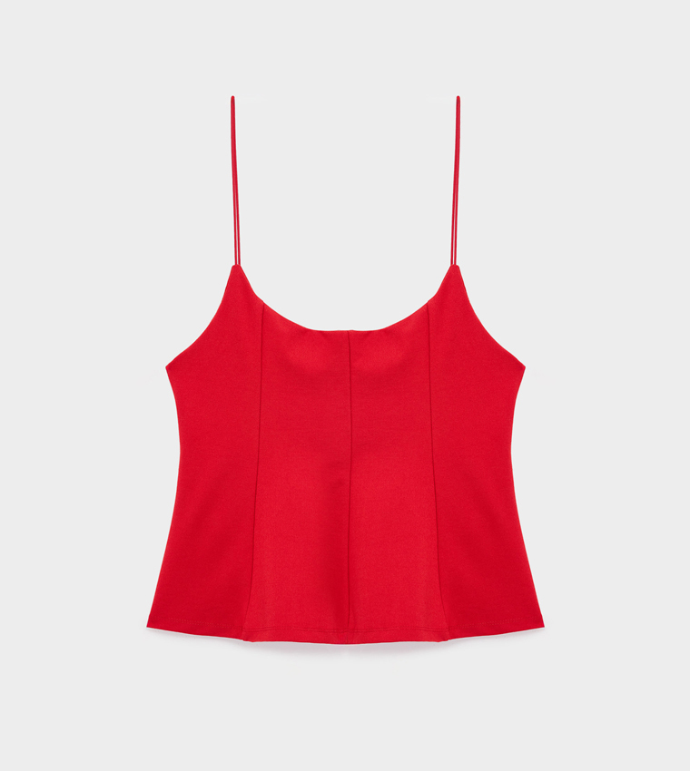 Koton  Sleeveless Tops - Red Sleeveless Tops