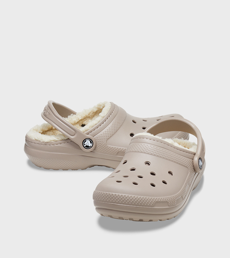 Crocs  Flip flops and Slides - Beige clogs