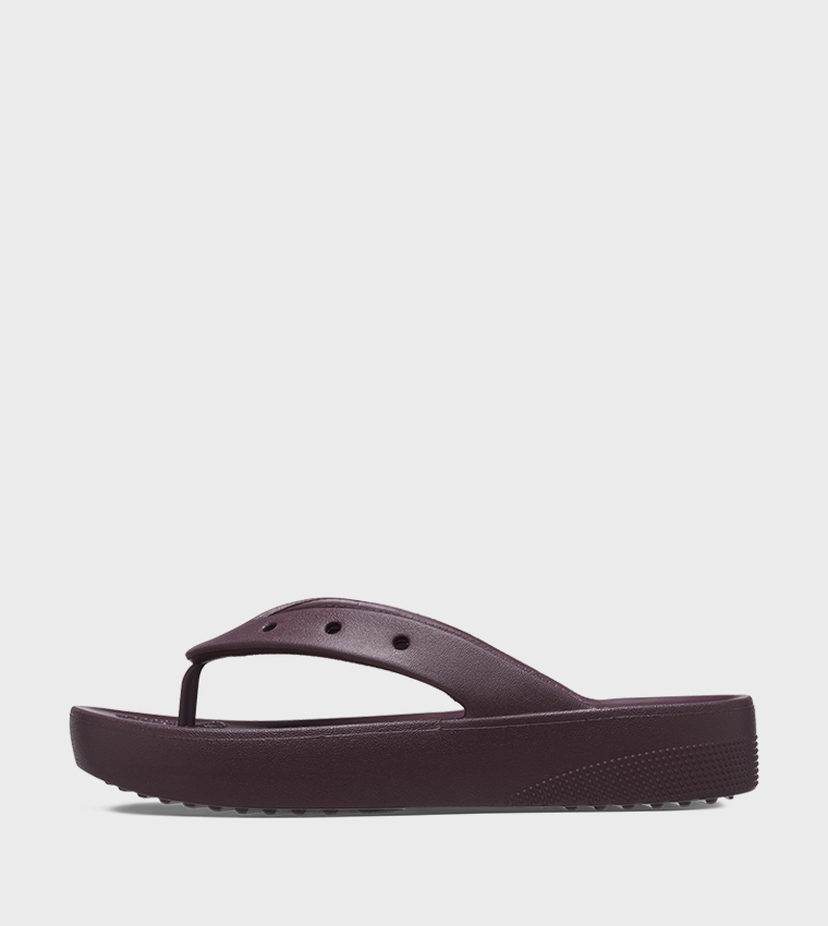 Crocs  Flip-Flops - Maroon Flip-Flops