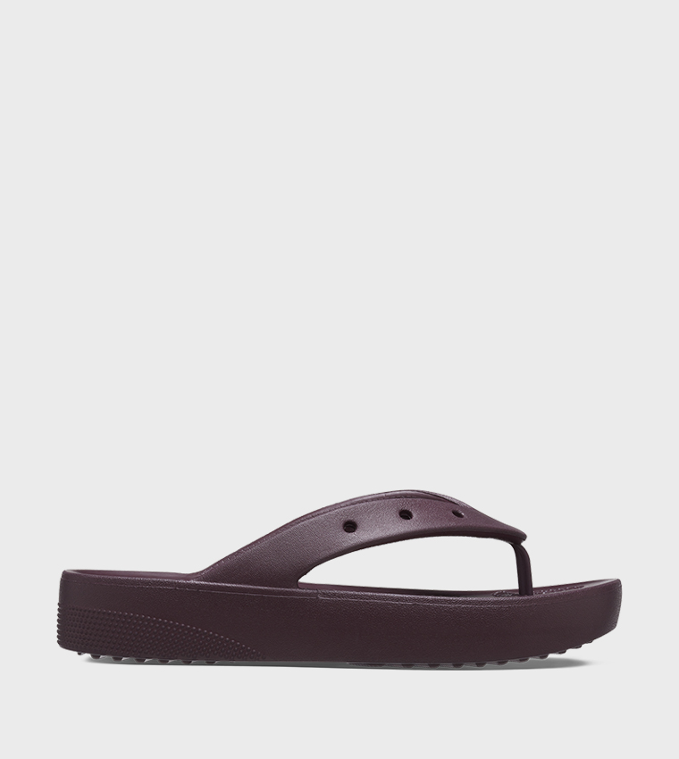 Crocs  Flip-Flops - Maroon Flip-Flops