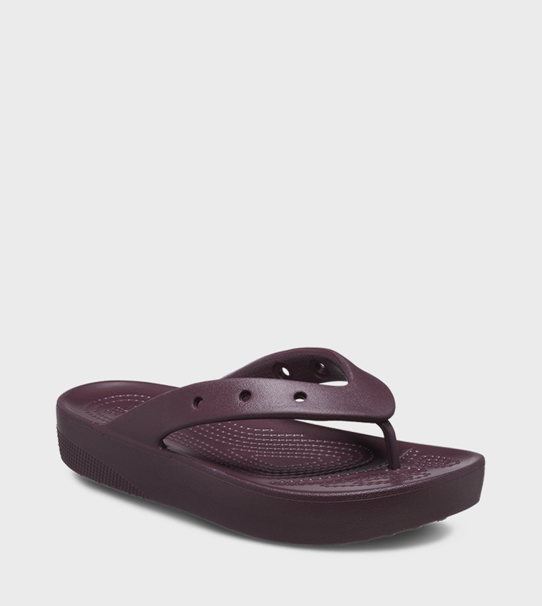 Crocs  Flip-Flops - Maroon Flip-Flops