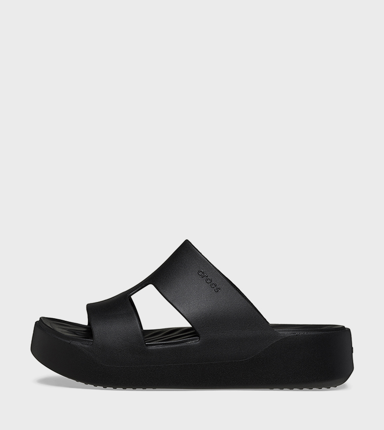 Crocs  Heels - Black Platforms
