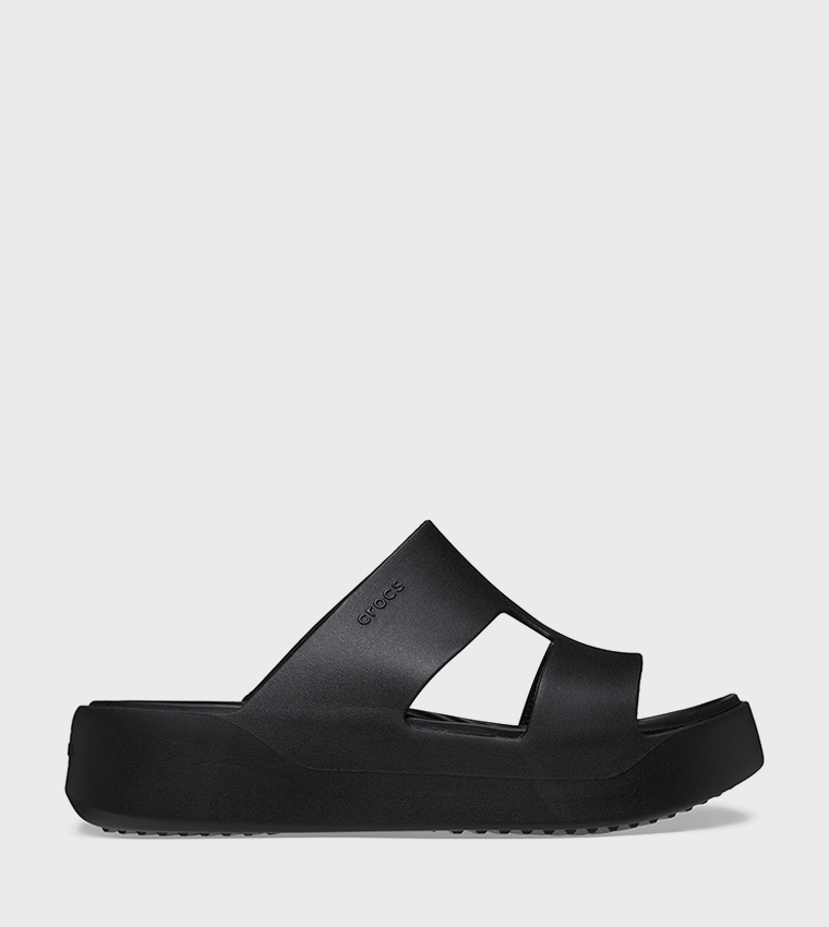 Crocs  Heels - Black Platforms