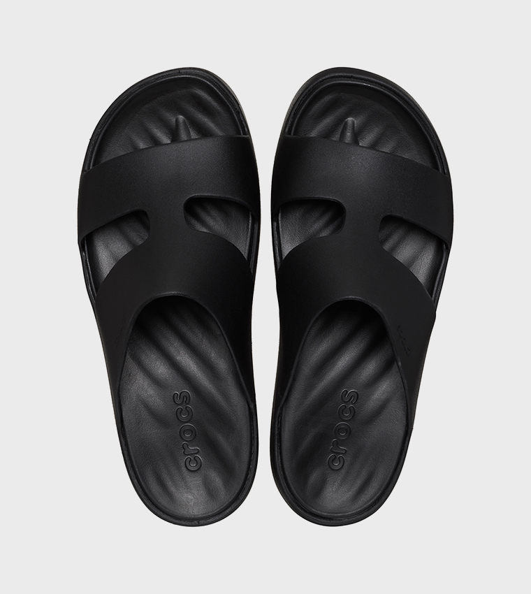 Crocs  Heels - Black Platforms