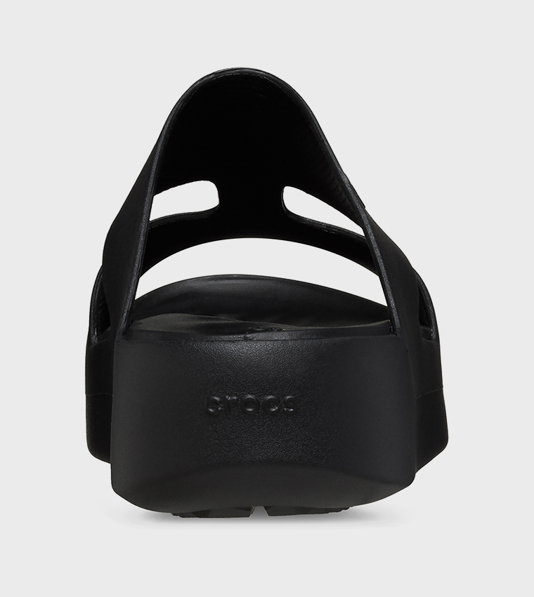 Crocs  Heels - Black Platforms