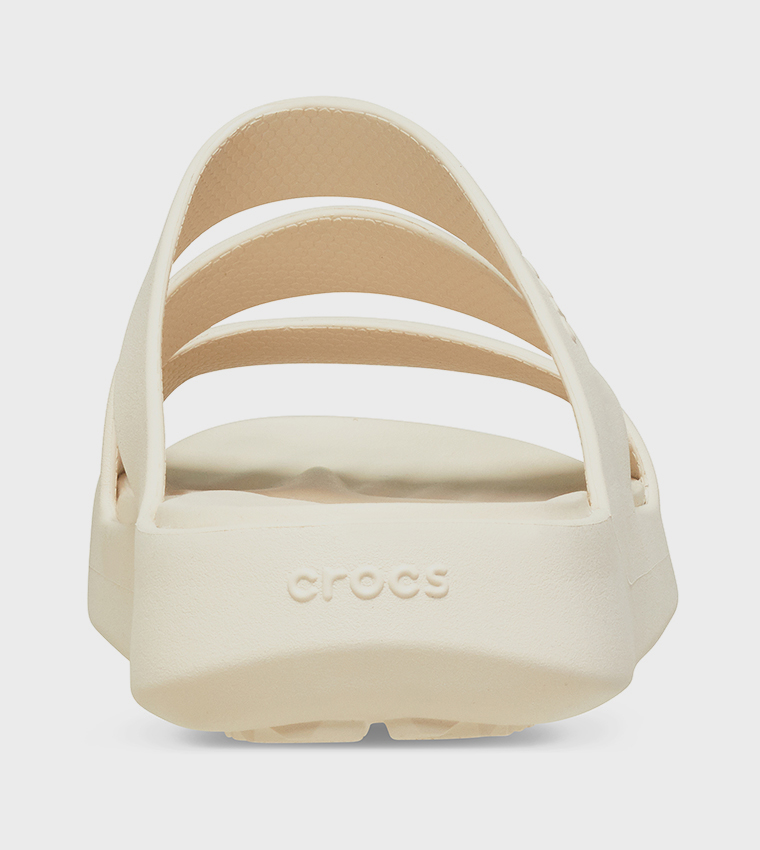 كروكس  الصنادل المسطحة - أبيض Flat Sandals