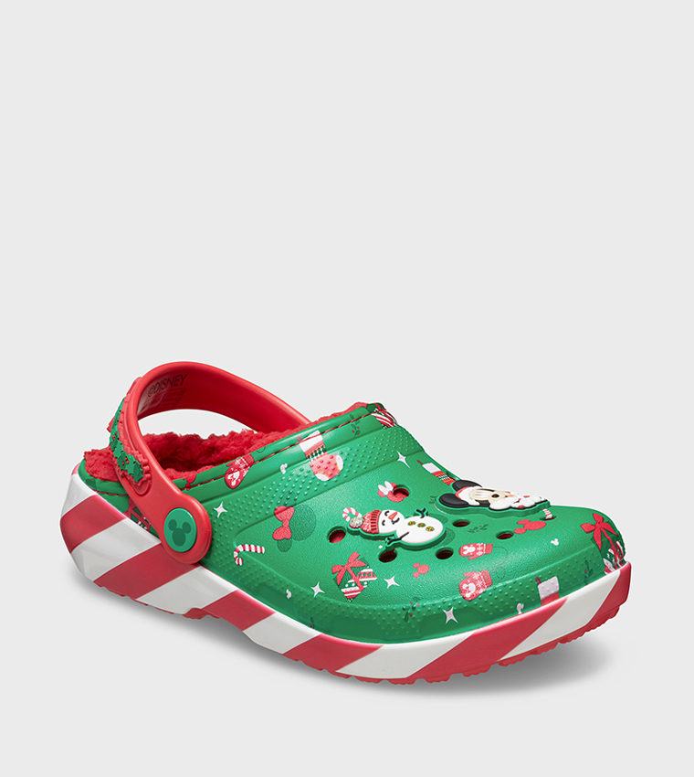 Kids' Mickey Xmas Lined Classic Clog