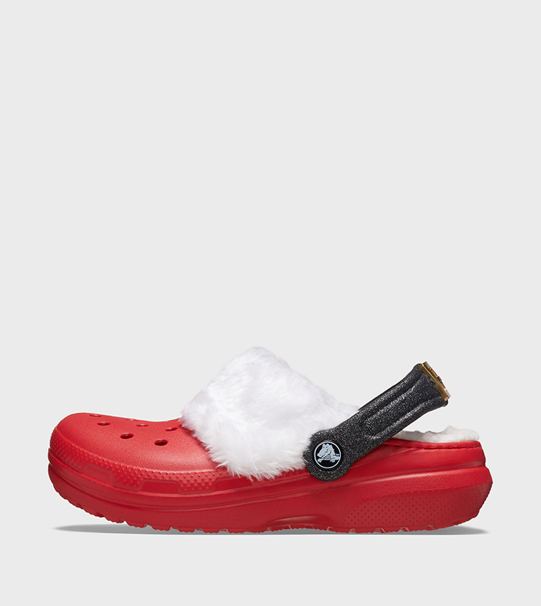 Kids' Classic Lined Santa Clog 