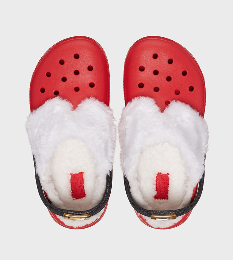 Kids' Classic Lined Santa Clog 