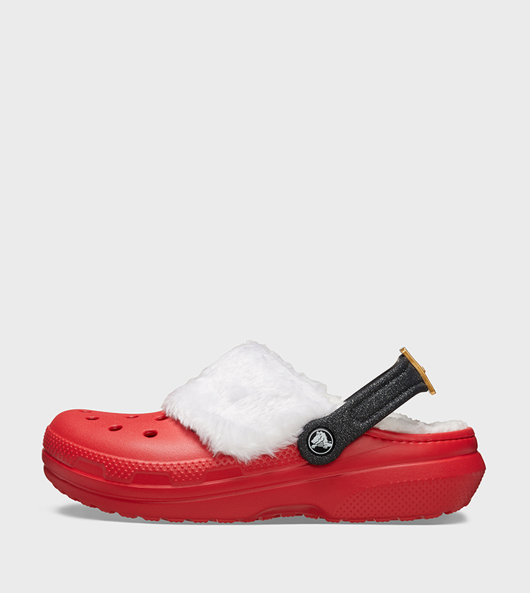 Classic Lined Santa Clog 