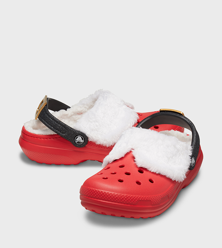 Classic Lined Santa Clog 