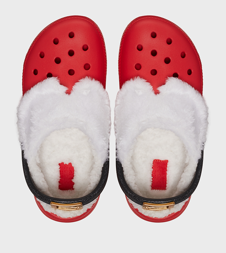 Classic Lined Santa Clog 