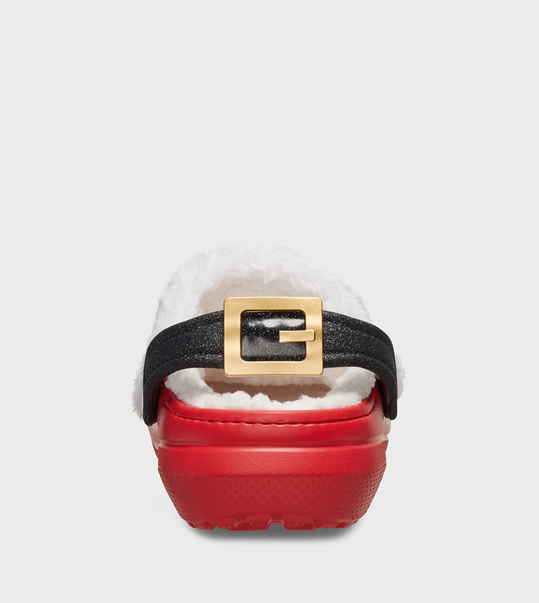 Classic Lined Santa Clog 