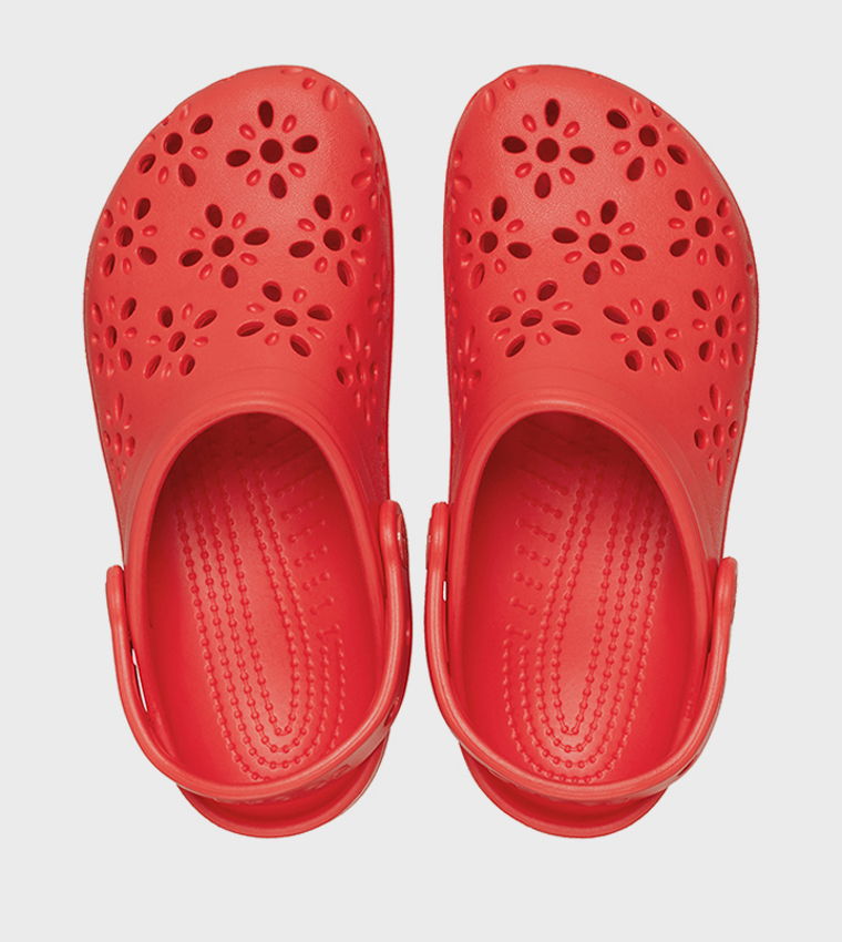 Toddlers' Classic Floral Cut Out Clog 