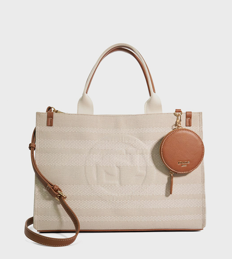 حقيبة توت منسوجة 