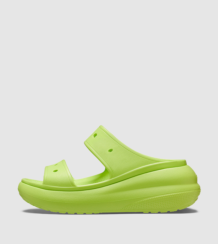 Crocs  Flat Sandals - Green Casual Sandals