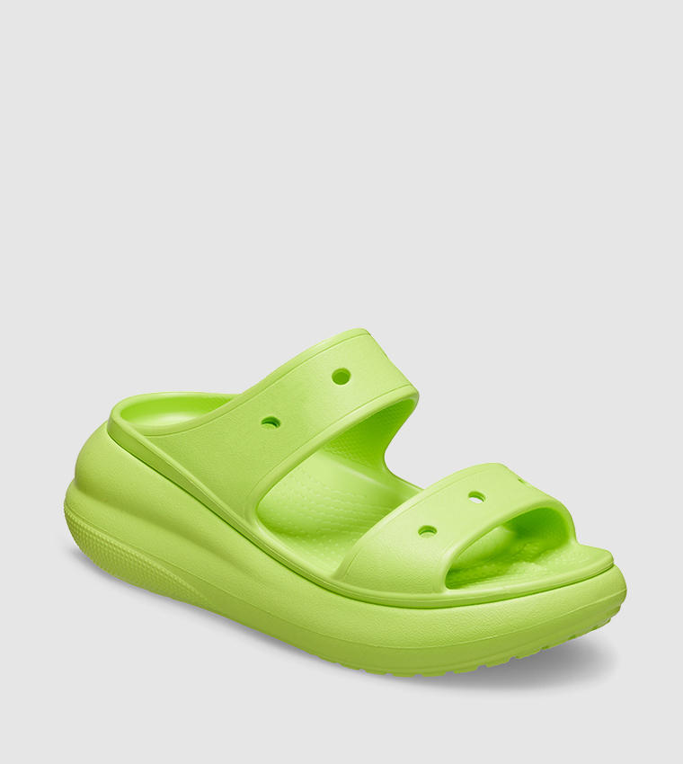 Crocs  Flat Sandals - Green Casual Sandals