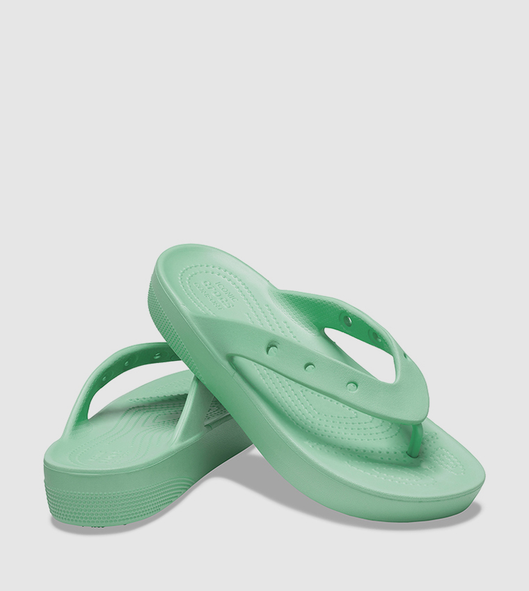 Crocs  Flip-Flops - Green Flip-Flops