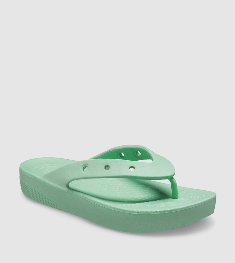 Crocs  Flip-Flops - Green Flip-Flops