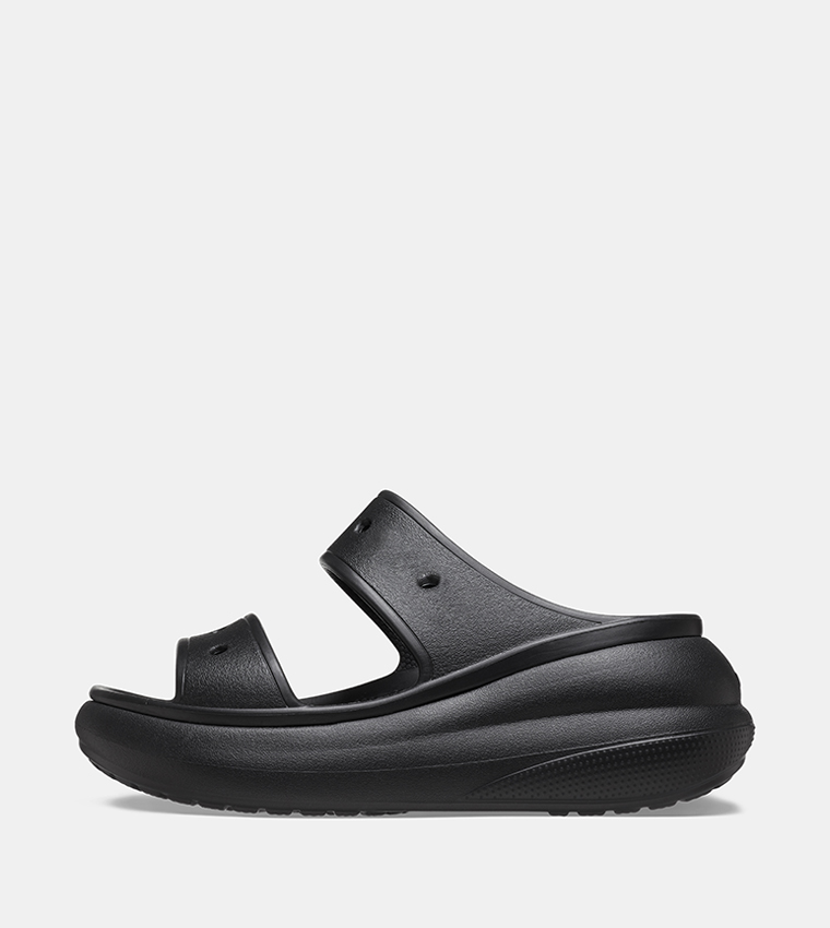 Crocs  Flat Sandals - Black Casual Sandals