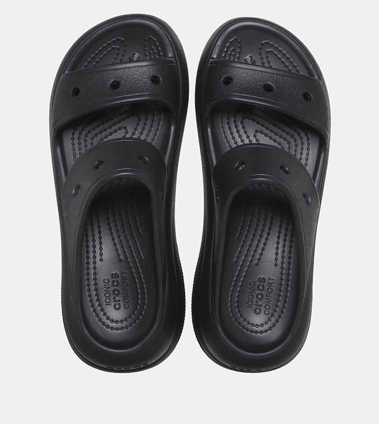 Crocs  Flat Sandals - Black Casual Sandals