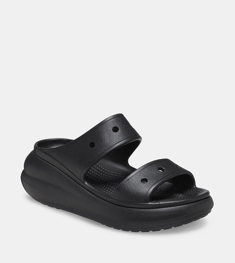 Crocs  Flat Sandals - Black Casual Sandals
