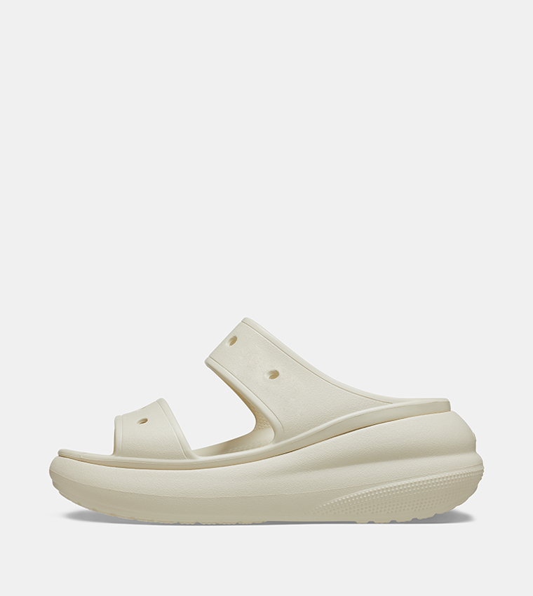 Crocs  Flat Sandals - Beige Casual Sandals