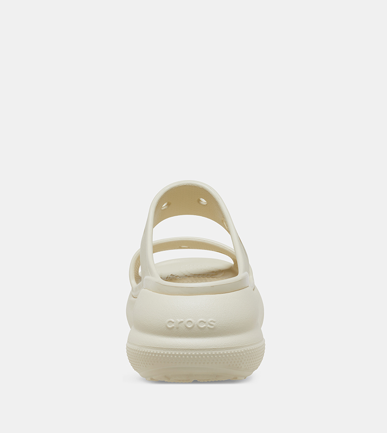 Crocs  Flat Sandals - Beige Casual Sandals