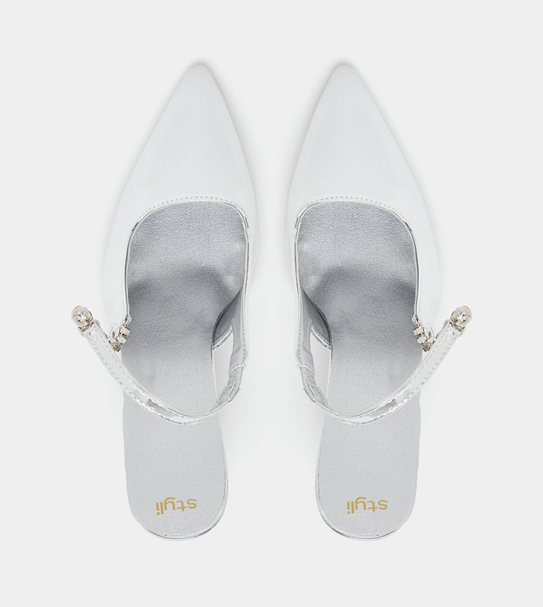 Embellished Side Strap Pumps