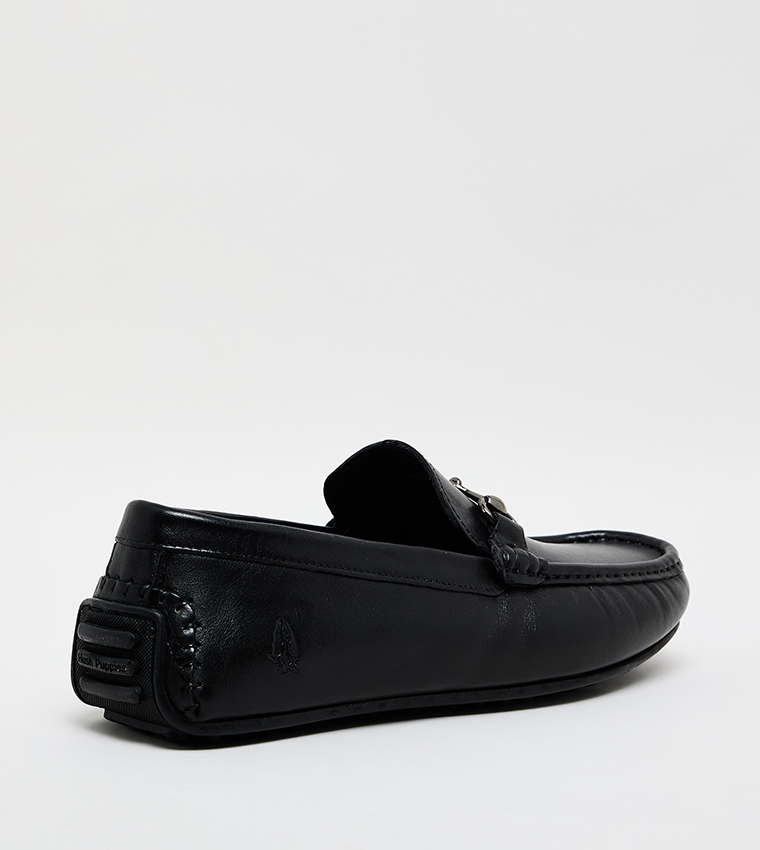 Metal Detail Ruched Loafers