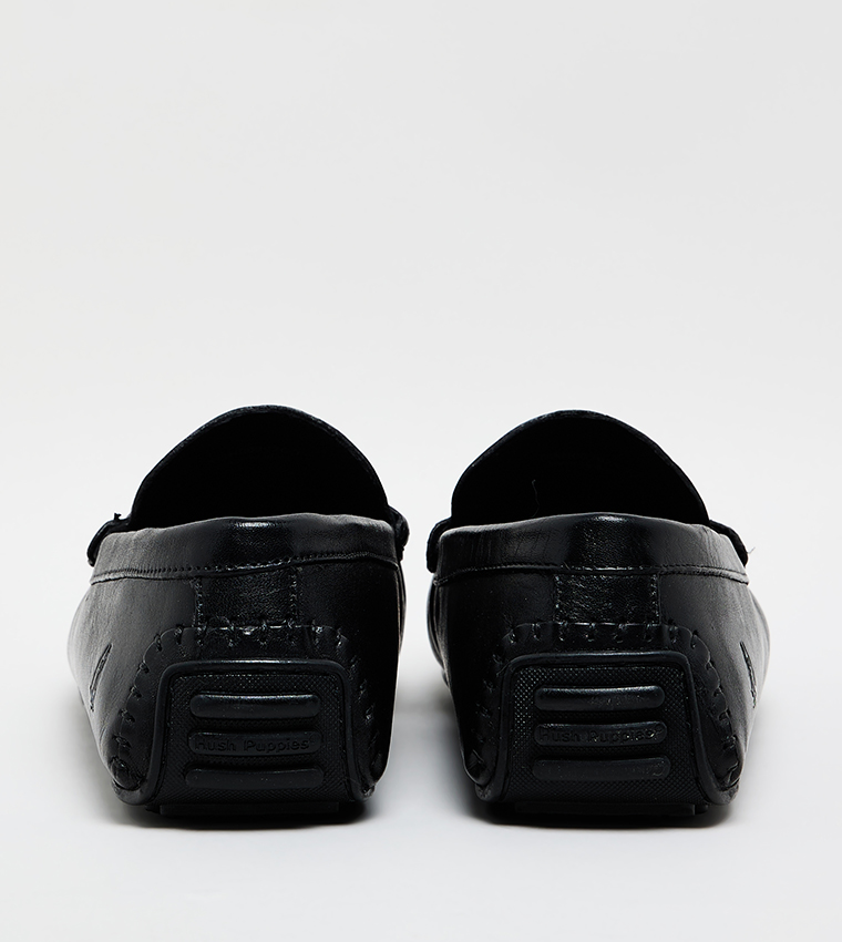 Metal Detail Ruched Loafers