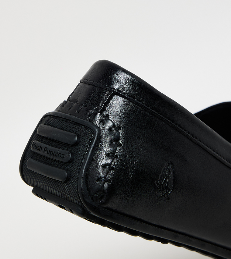 Metal Detail Ruched Loafers