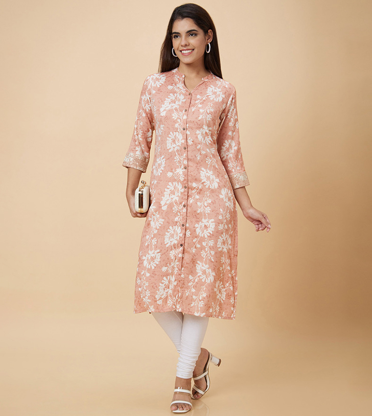 Printed Straight Kurta