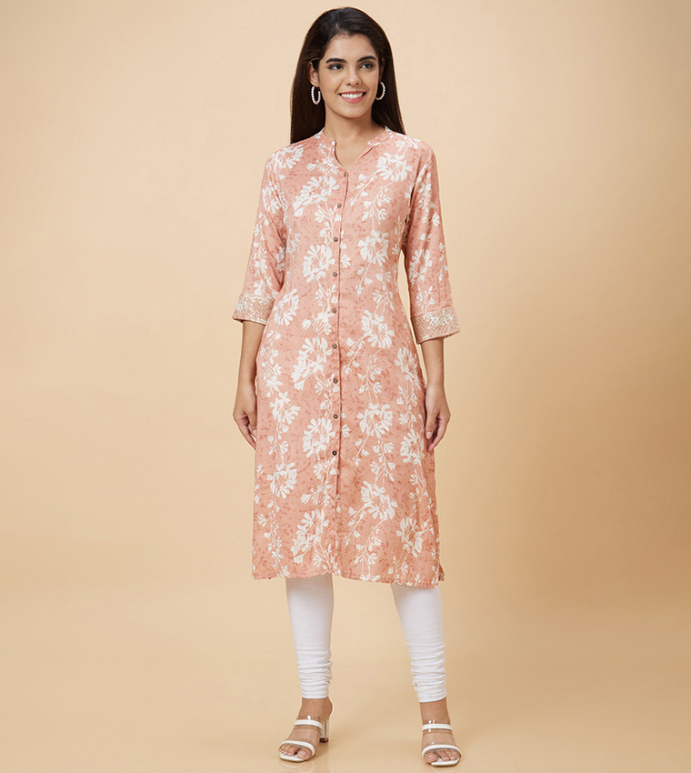 Printed Straight Kurta