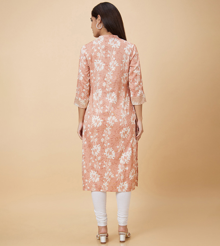 Printed Straight Kurta