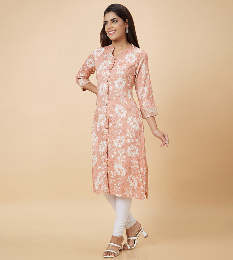 Printed Straight Kurta