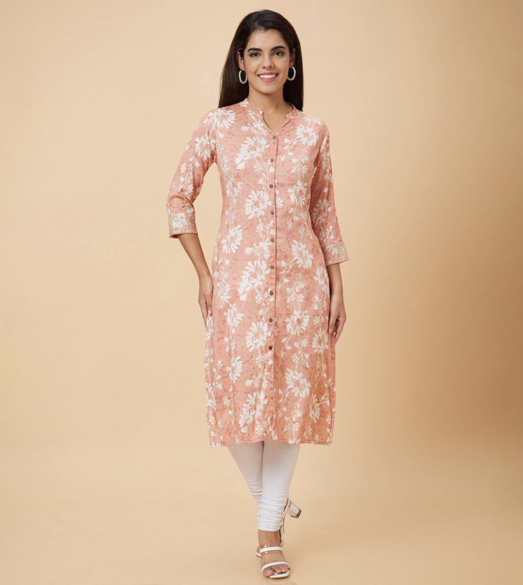 Printed Straight Kurta