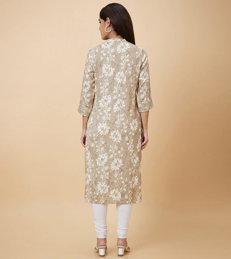 Printed Straight Kurta