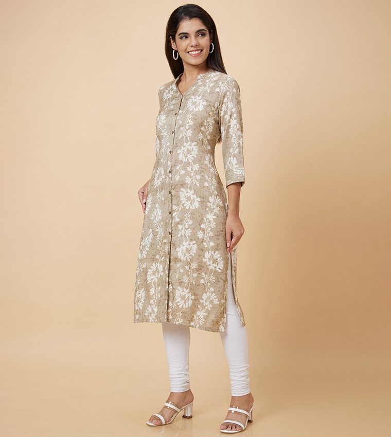 Printed Straight Kurta