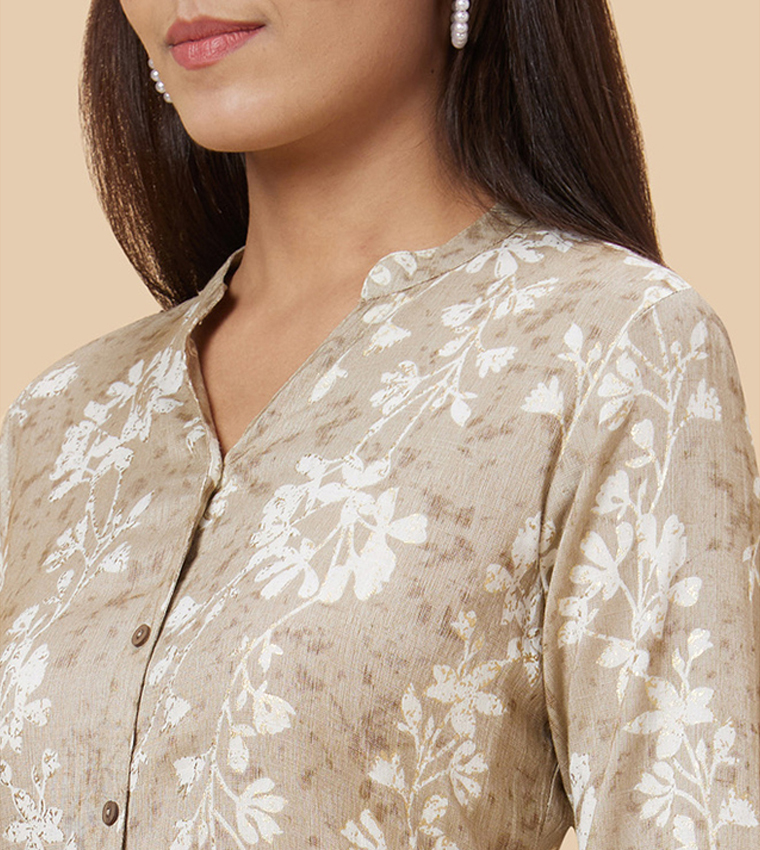 Printed Straight Kurta