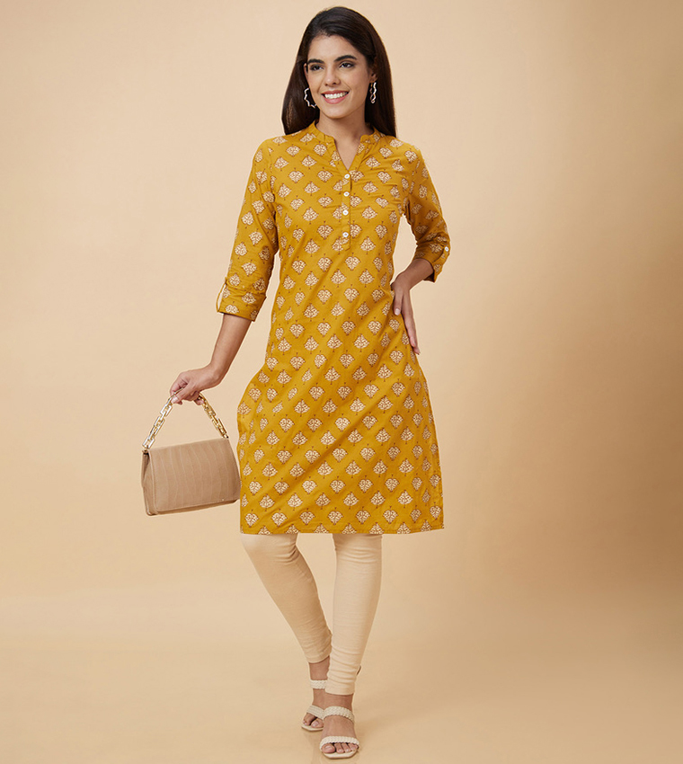 Printed Straight Kurta